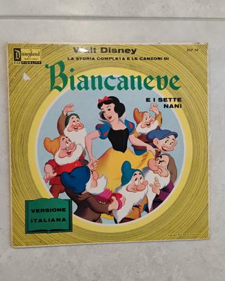 vinile 33 giri Biancaneve e i sette Nani - Disney 