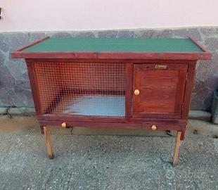 Gabbia/conigliera in legno PawHut
