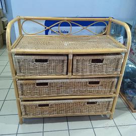 CASSETTIERA VIMINI BAMBOO