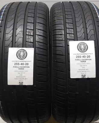2 GOMME 255 40 20 PIRELLI A52331