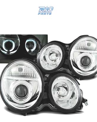 FARI OCCHI ANGEL MERCEDES W210 95-99 CROMATI