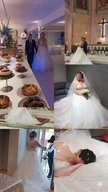 Abito da sposa  stile principessa 
