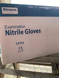 Guanti in nitrile taglia L
