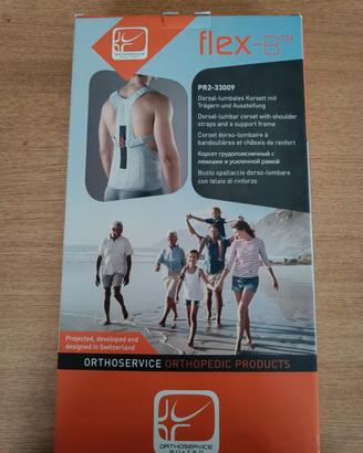 Busto dorso lombare con spallacci e rinforzo