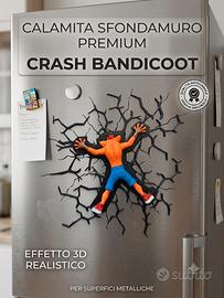 Calamita Crash Bandicoot 3D Magnete Frigo 