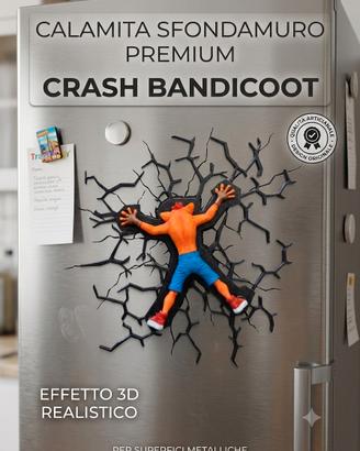 Calamita Crash Bandicoot 3D Magnete Frigo 