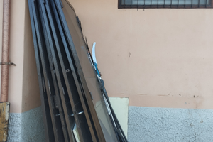 Porte nuove in ferro per garage