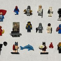 Lego action figures batman marvel star wars DC
