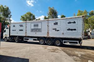 Semirimorchio Tabarrini per trasporto cippato e al