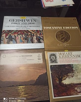 vinile Beethoven Mozart khrennimov toscaniniGershw