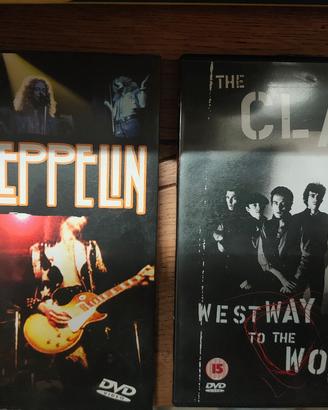 DVD Clash e led zeppelin live 