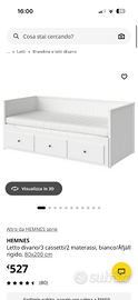 Ikea Hemnes + 2 Materassi