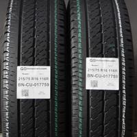 2 pneumatici barum 215/75 r16 116r cu17759