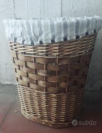 cesta vimini biancheria
