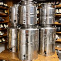 Fusti olio acciao inox 18/10 Belvivere 50L e 20L