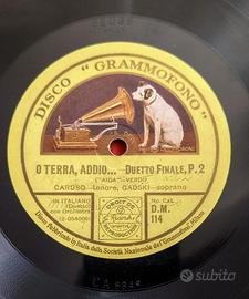 78 Giri Originale Grammofono Caruso Gadski Aida Ve