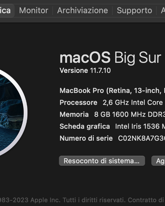 Mac Book Pro Retina 13'