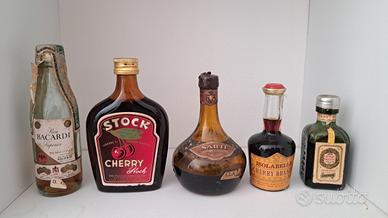 Lotto 5 mignon d'epoca vintage liquori collezione