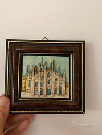 Quadretto Duomo di Milano vintage