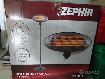 2 Zephir riscaldatore a quarzo da esterno