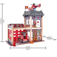 Caserma pompieri in legno Hape