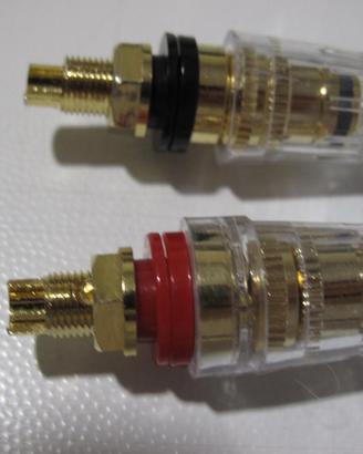 Connettori rosso-nero per singolo altoparlante HiF