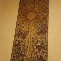 Quadro mosaico di vetro e pietre preziose