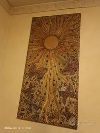 Quadro mosaico di vetro e pietre preziose