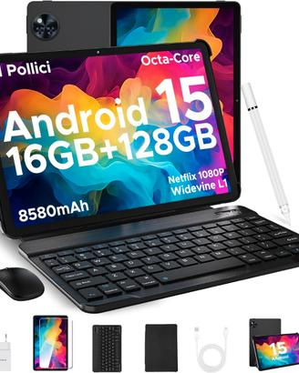 Tablet Android 15 OOGEE U11 - 11'' 16GB / 128GB
