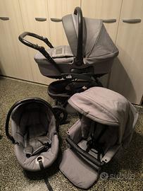 Trio Cam DINAMICO grigio ruote grandi ammortizzate