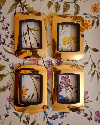 Placche compatibili bticino colore oro