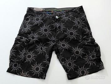 Bermuda Scorpion Bay Cargo Uomo Tg 36 Nero/Grigio