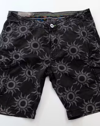 Bermuda Scorpion Bay Cargo Uomo Tg 36 Nero/Grigio