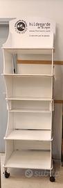 Scaffale bianco in legno