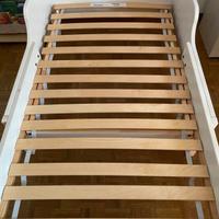 letto singolo e materasso allungabili