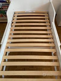 letto singolo e materasso allungabili