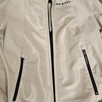 giacca estiva traforata bianca Rev'it