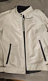 giacca estiva traforata bianca Rev'it