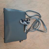 Borsetta azzurra tipo Birkin - NUOVA