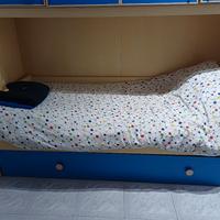 Letto doppio estraibile per camerina