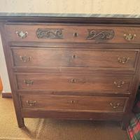 Cassettiera ripiano in marmo