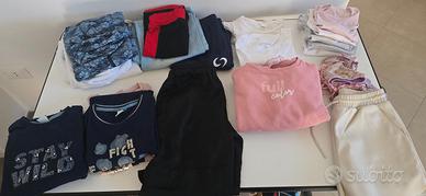 Lotto stock abbigliamento bimba taglia 11/12 anni