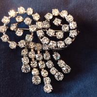 spille bijoux con strass