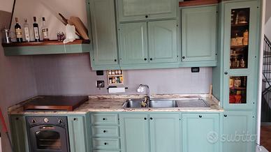 cucina in legno massello