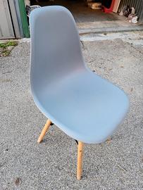 Sedie stile Eames Plastic