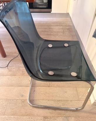 Set 4 sedie ikea TOBIAS blu