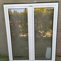 finestra in legno e PVC alluminio,completa