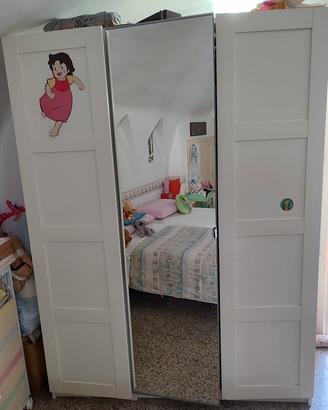 armadio IKEA PAX 150 60 200 cassetti appendiabiti 