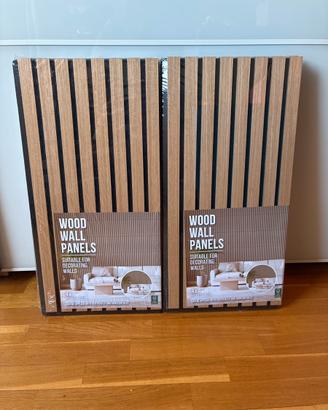 8 pannelli legno e feltro per muro