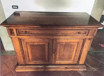 Mobile tipo madia in massello di castagno